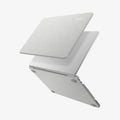 ACS11542 - MacBook Neo 13-inch Urban Fit in Heather Gray showing exploded view of Urban Fit case separated from MacBook