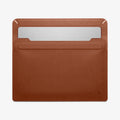 AFA06416 - Spigen Valentinus MacBook Sleeve partially opened revealing laptop sticking out