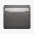 AFA06418 - Spigen Valentinus MacBook Sleeve partially opened revealing laptop sticking out