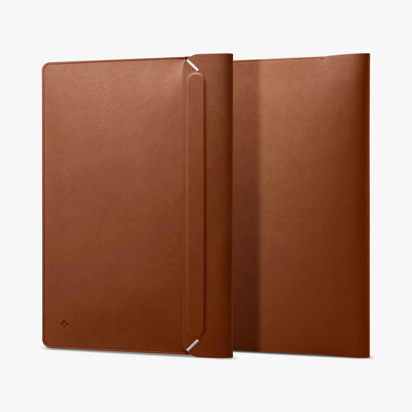 AFA06416 - Spigen Valentinus MacBook Sleeve rear exterior with clean minimal leather surface