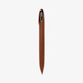 AFA06416 - Spigen Valentinus MacBook Sleeve side profile showing slim leather design with device inside