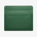 AFA06423 - MacBook Pro 14-inch Valentinus S Laptop Pouch in Jeju Green full front view showing slim protective laptop sleeve design