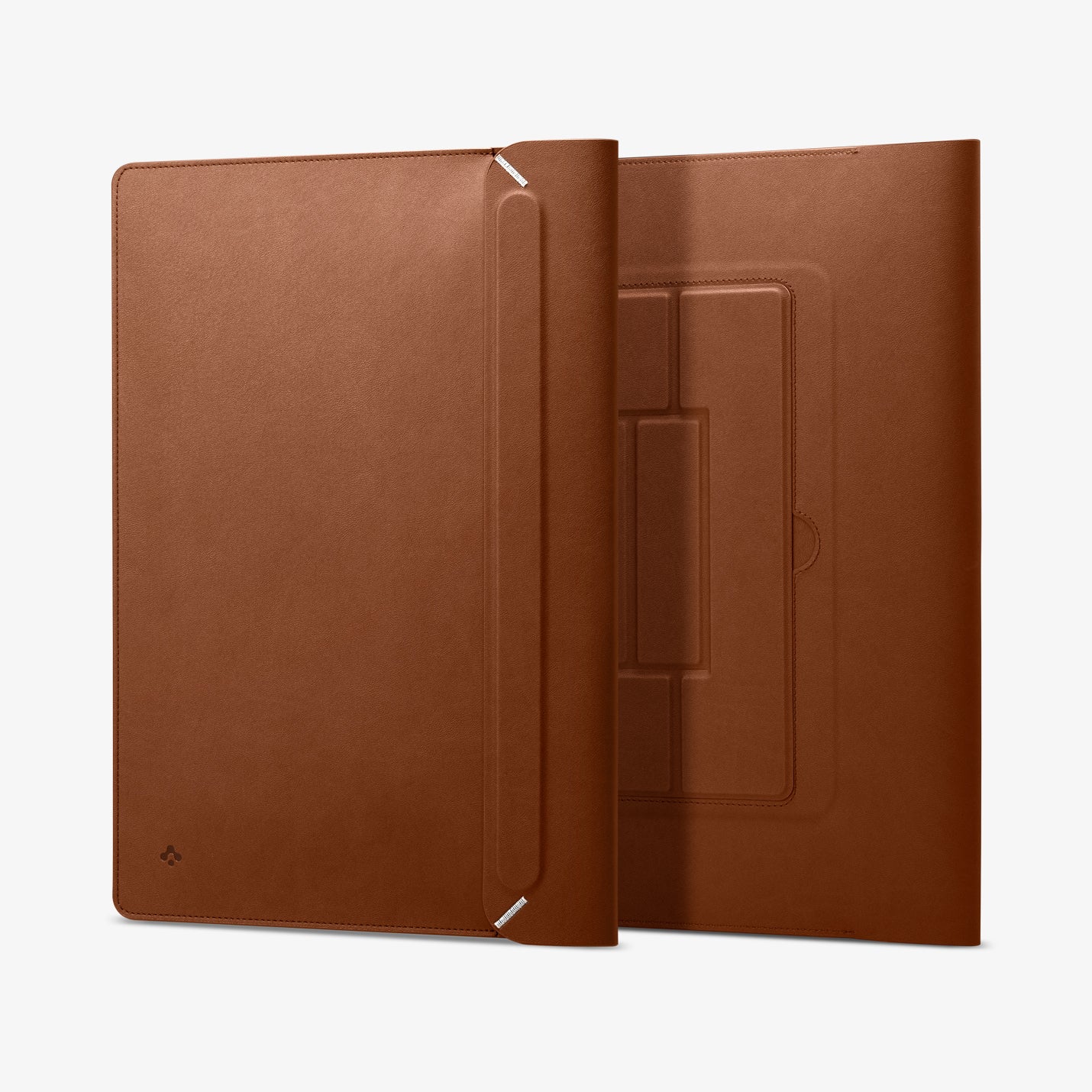 AFA06422 - Spigen Valentinus MacBook Sleeve interior structure with built in stand panels and device compartment