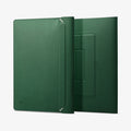 AFA06423 - MacBook Pro 14-inch Valentinus S Laptop Pouch in Jeju Green interior structure with built in stand panels and device compartment
