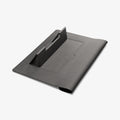 AFA06421 - Spigen Valentinus MacBook Sleeve high angle stand configuration for ergonomic laptop viewing