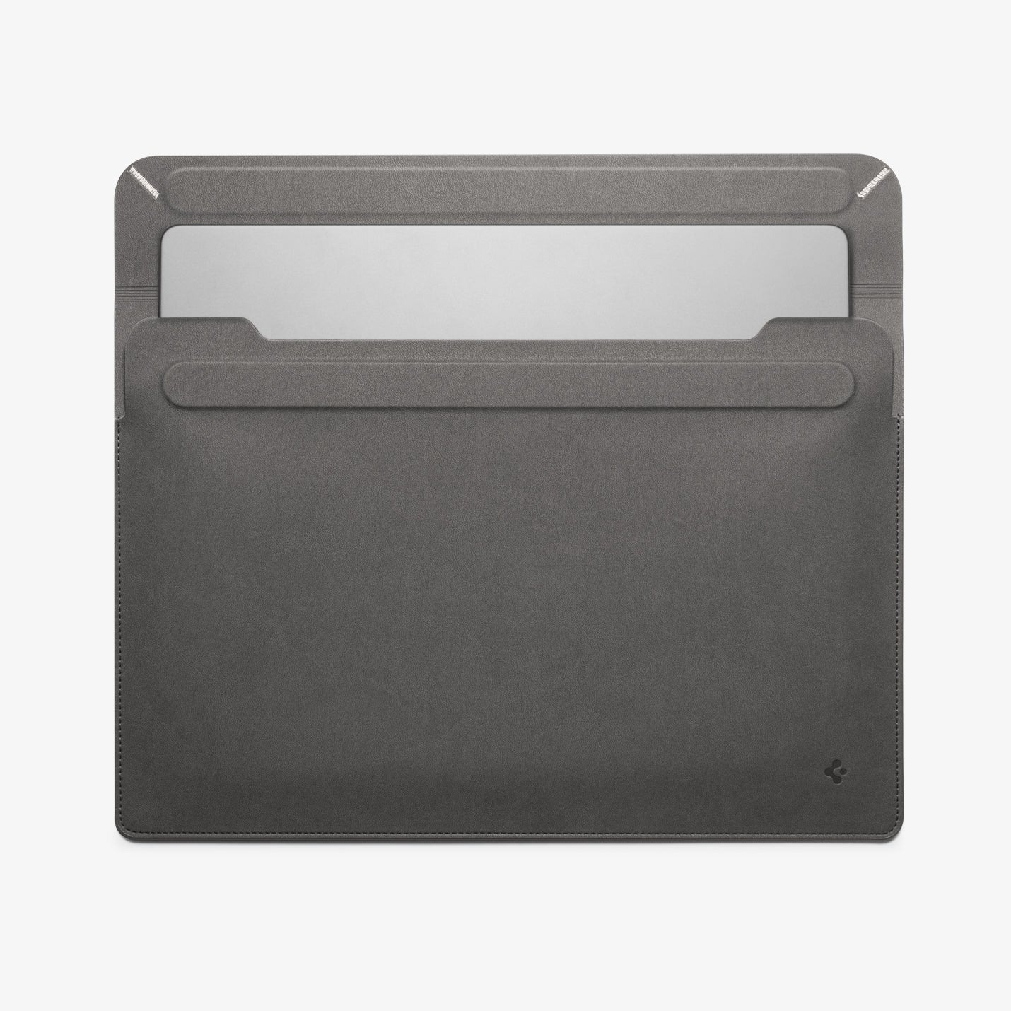 AFA06421 - Spigen Valentinus MacBook Sleeve interior view showing laptop pocket and sleeve structure
