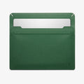AFA06423 - MacBook Pro 14-inch Valentinus S Laptop Pouch in Jeju Green interior view showing laptop pocket and sleeve structure