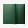 AFA06420 - MacBook Pro 16-inch Valentinus Laptop Pouch in JeJu Green rear exterior with clean minimal leather surface