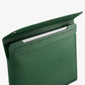 AFA06420 - MacBook Pro 16-inch Valentinus Laptop Pouch in JeJu Green interior pocket design for secure laptop storage