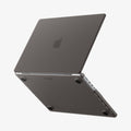 ACS11527 - MacBook Pro 16-inch Air Skin in Frost Black showing the top, bottom and side