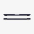 ACS11271 - MacBook Pro 14-inch Nano Pop Blueberry Navy showing front and rear edge views of the laptop case with a slim fitted profile