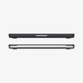 ACS11275 - MacBook Pro 16-inch Nano Pop Black Sesame showing front and rear edge views of the laptop case with a slim fitted profile