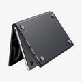 ACS11272 - MacBook Pro 14-inch Nano Pop Black Sesame showing the bottom case with raised corner feet and ventilation openings