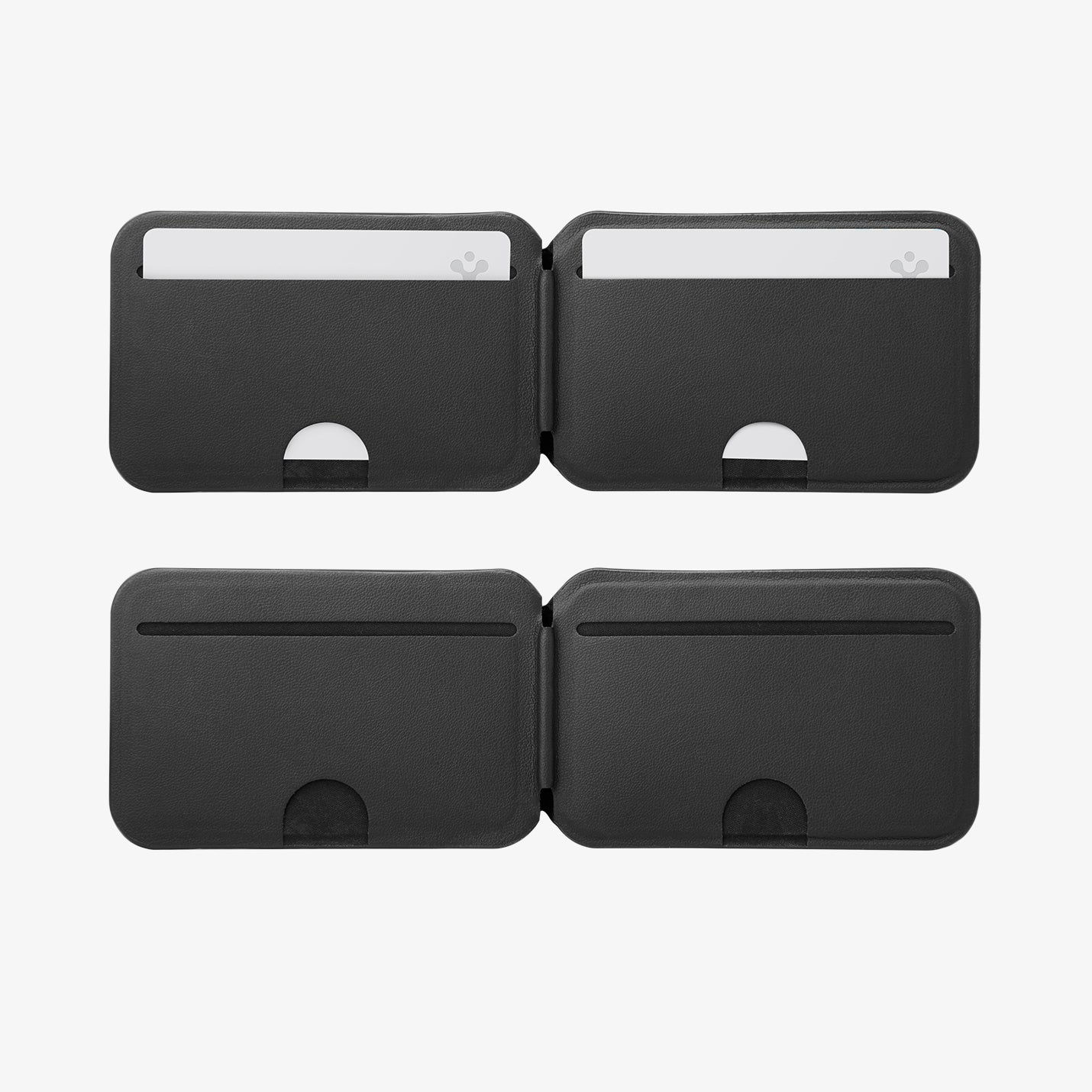 AFA11591 - Slim Fold Card Holder Stand (Mag Fit) | S314-4 in Black showing inside