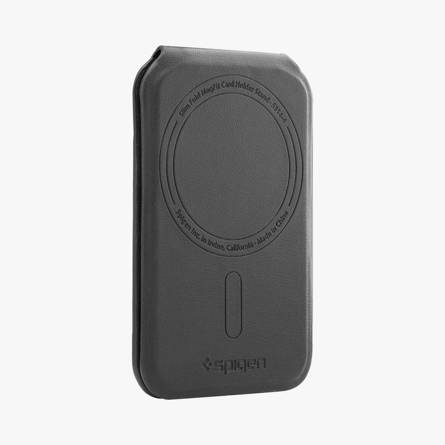 AFA11591 - Slim Fold Card Holder Stand (Mag Fit) | S314-4 in Black showing back