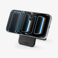 AFA11591 - Slim Fold Card Holder Stand (Mag Fit) | S314-4 in Black being used as a stand