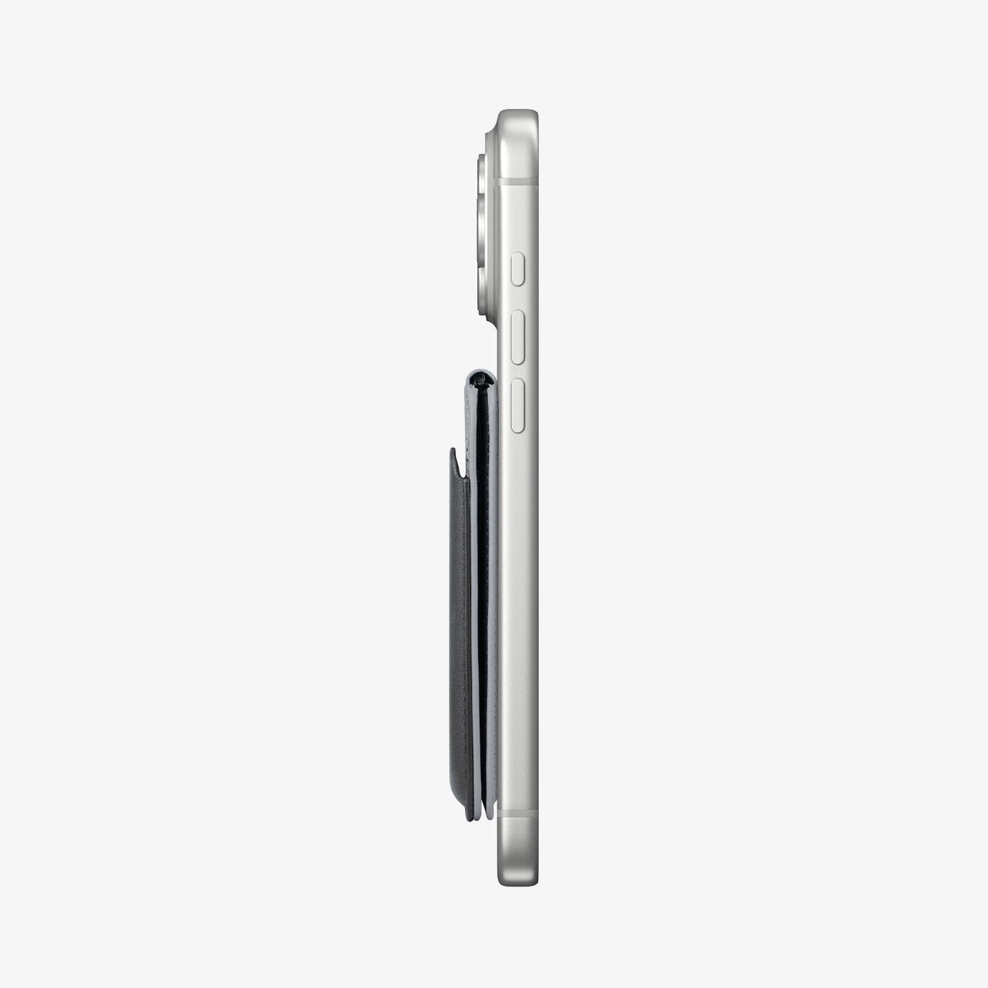 AFA11334 - MagSafe Card Holder Nano Pop S (Mag Fit)  in Black Sesame showing side
