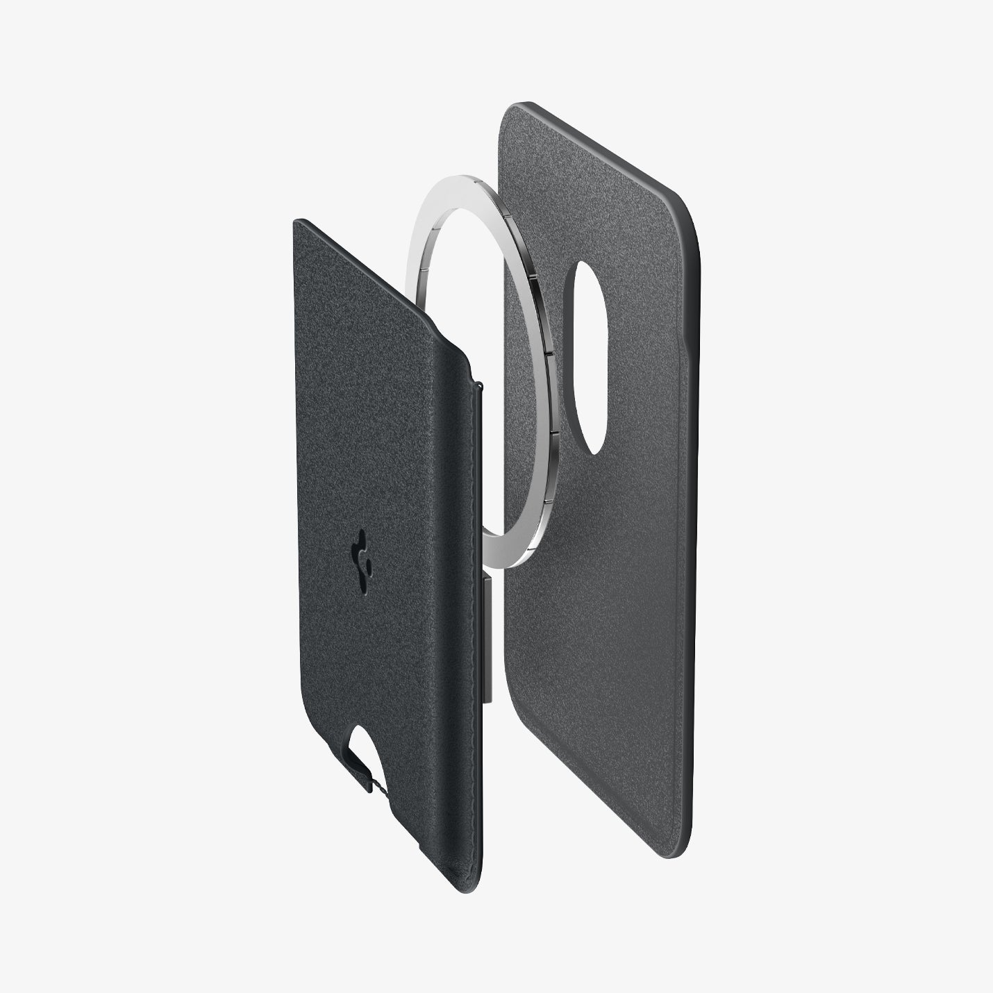 AFA06997 -  MagSafe Card Holder Nano Pop (Mag Fit) in Black Sesame