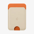 AFA11341 - MagSafe Card Holder Nano Pop (Mag Fit) in Orange Beige showing front