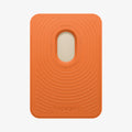 AFA11341 - MagSafe Card Holder Nano Pop (Mag Fit) in Orange Beige showing  back