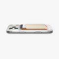 AFA11341 - MagSafe Card Holder Nano Pop (Mag Fit) in Orange Beige showing side