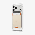 AFA11341 - MagSafe Card Holder Nano Pop (Mag Fit) in Orange Beige showing front