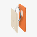 AFA11341 - MagSafe Card Holder Nano Pop (Mag Fit) in Orange Beige showing side