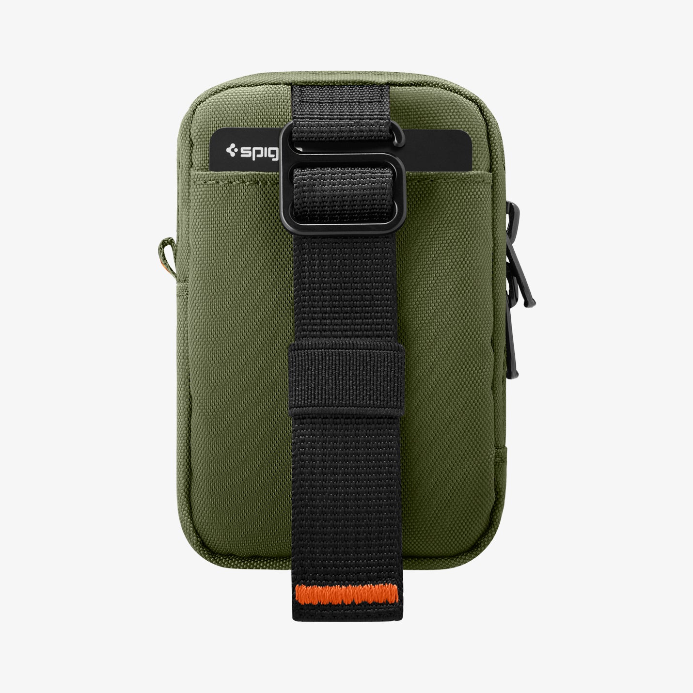 AFA11565 - Portable Organizer Pouch Tintap Zip Mag Fit 2 in Olive Green showing strip