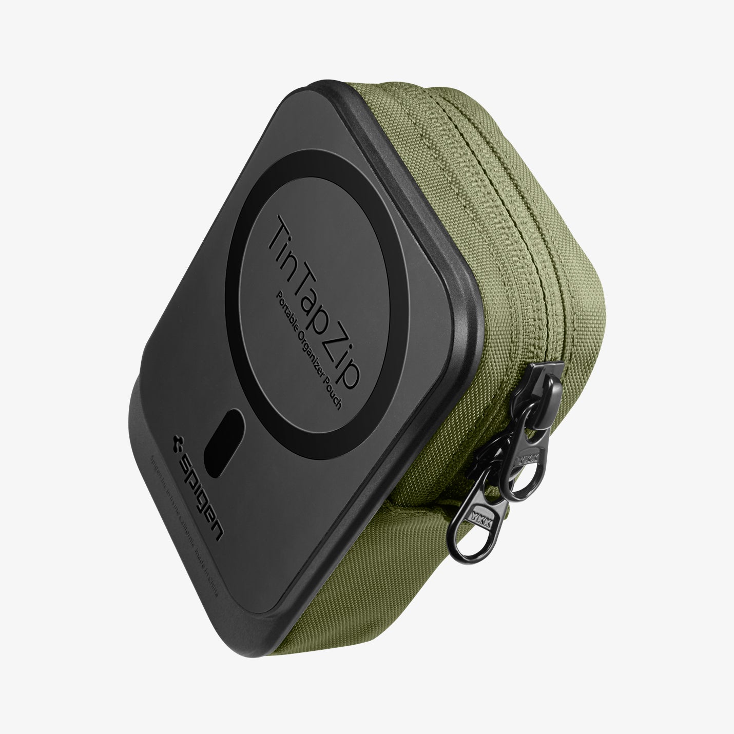 AFA11565 - Portable Organizer Pouch Tintap Zip Mag Fit 2 in Olive Green showing magsafe part