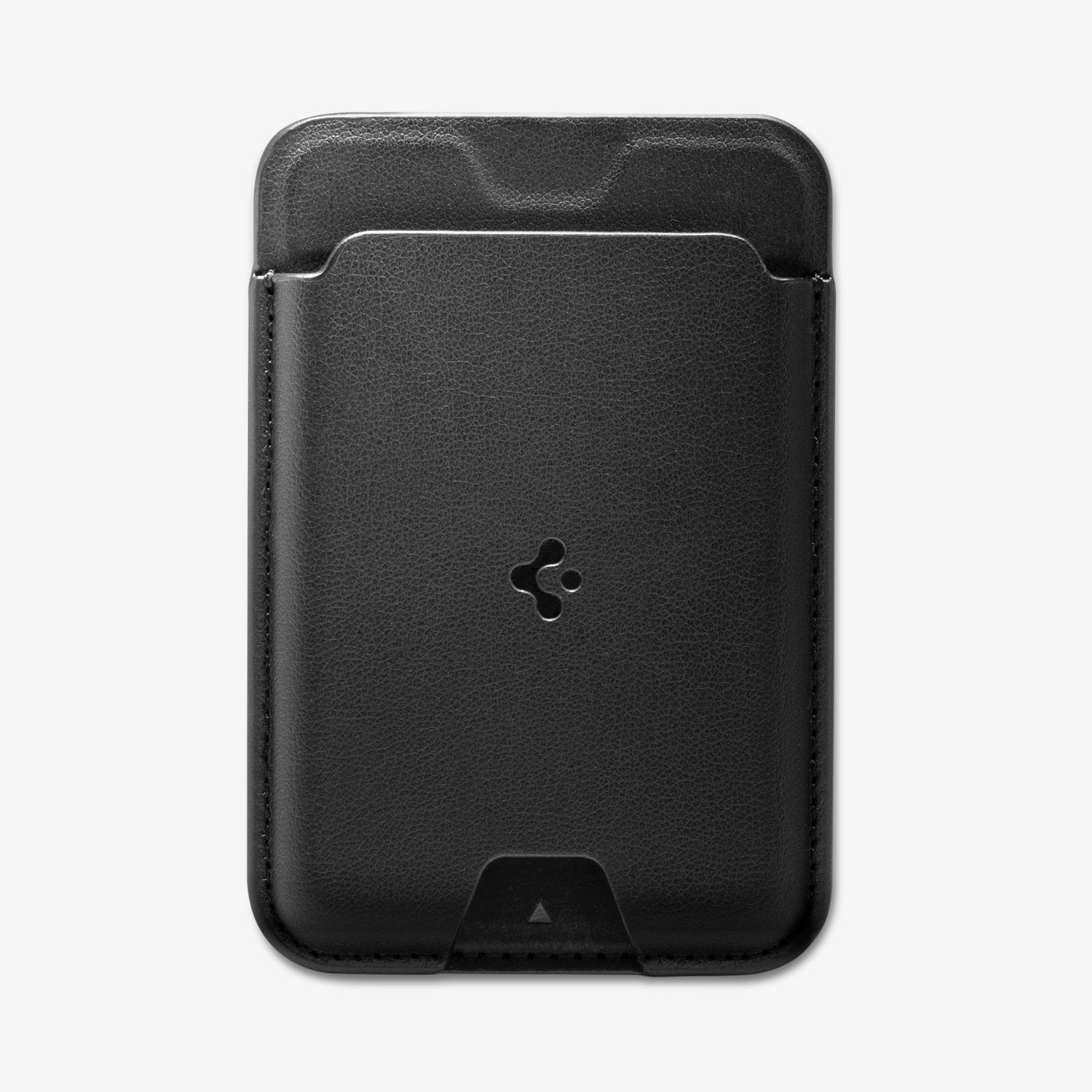 AFA11337 - Spigen Valentinus MagFit Wallet front view leather card holder design