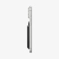 AFA11337 - Spigen Valentinus MagFit Wallet side profile attached to iPhone showing slim thickness