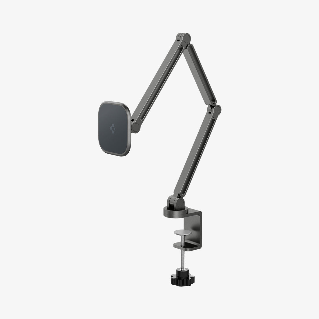 AMP09191 - OneTap Clamp in Space Gray showing the partial side and front