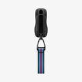 ACS10800 - Porsche Key Fob Cover | PK100 in Matte Black showing the front, carabiner closed