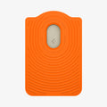 AFA09233 - Galaxy S25 Case MagSafe Card Holder Nano Pop (MagFit) in Orange Beige showing the back