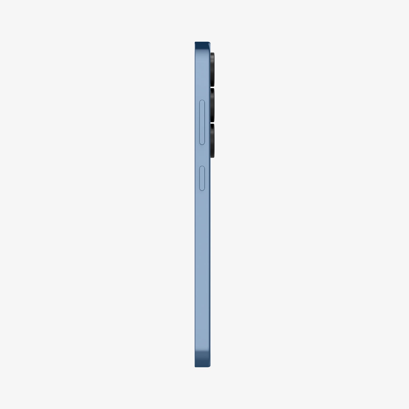 AGL09090 - Galaxy S25 Optik Pro EZ Fit Lens Protector in Black showing the side