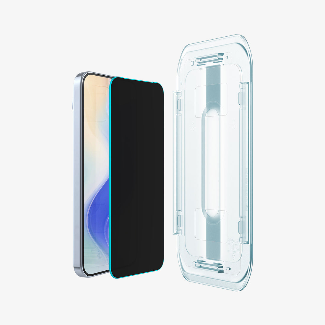 AGL09313 - Pixel 10 Pro XL GLAS.tR EZ Fit Privacy Screen Protector showing the device, screen protectors, ez fit tray