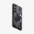 ACS10966 - Galaxy S26 Plus Case Ultra Hybrid Zero One (Mag Fit) Black showing the back and partial side