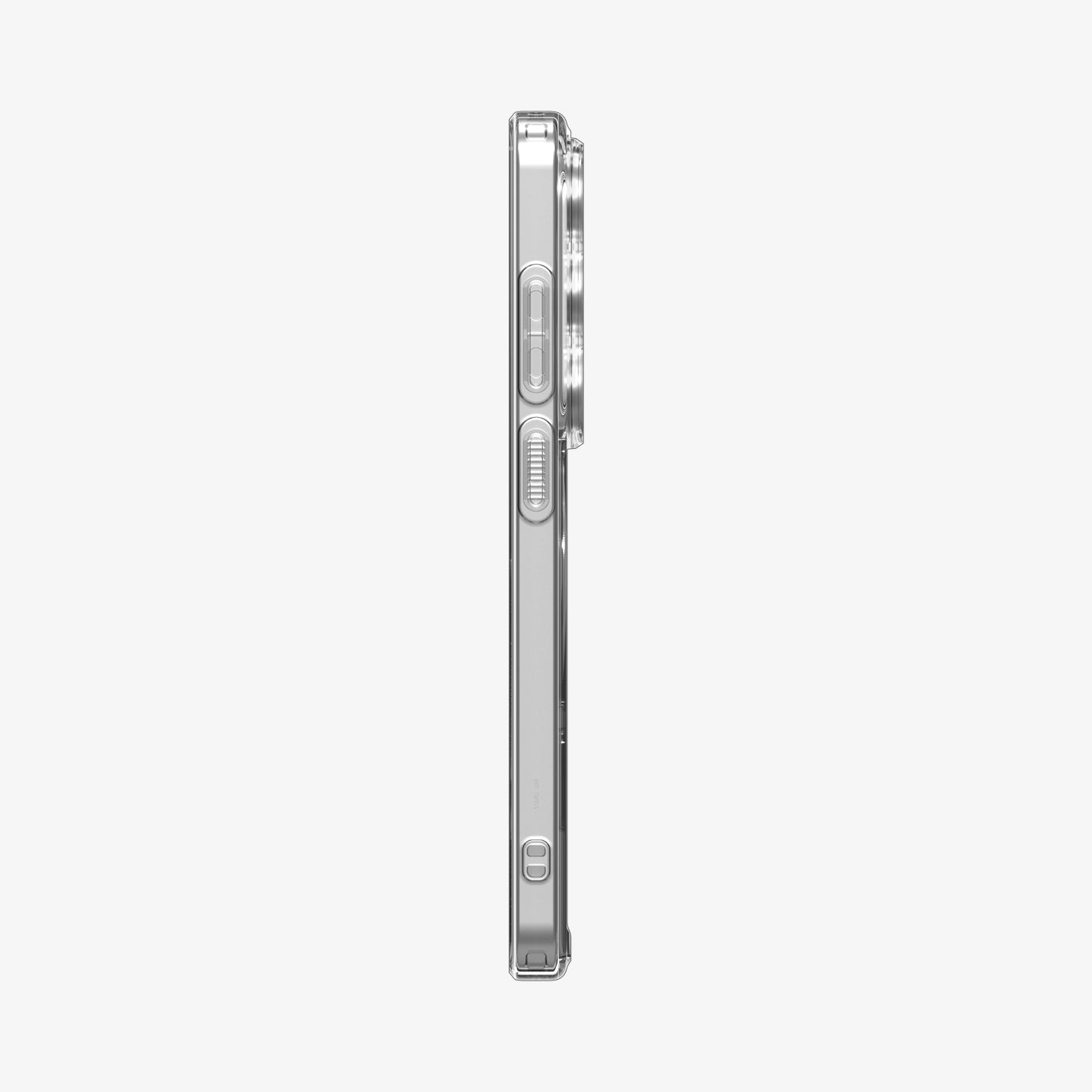 Spigen S26 Ultra Case Ultra Hybrid (Mag Fit) ACS10958 - Galaxy S26 Ultra Case Ultra Hybrid (Mag Fit) Crystal Clear showing the side