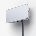AMP09408 - Starlink Gen 3 Mount | STL310 in White showing the front, partial side and bottom