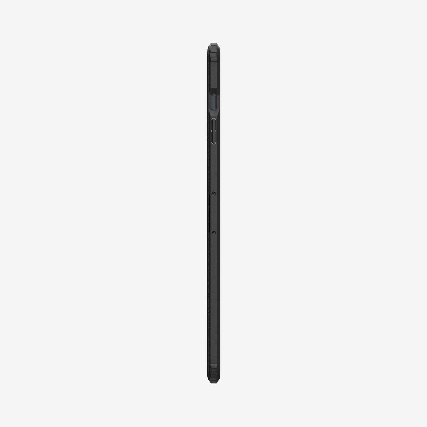 ACS09446 - Galaxy Tab S10 FE+ Case Ultra Hybrid Pro in Black showing the side