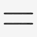 ACS09446 - Galaxy Tab S10 FE+ Case Ultra Hybrid Pro in Black showing the top and bottom