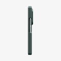 ACS11850 - Galaxy Z Fold 8 Ultra Tough Armor Pro (Mag Fit) Abyss Green showing side profile of Galaxy Z Fold 8 Ultra case with volume and power buttons, and slim raised bumper edge