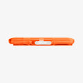 AFA11381 - MagSafe Card Holder Tintap (MagFit) in Frost Clear Orange showing the side