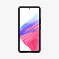 ACS04258 - Galaxy A53 5G Case Liquid Air in Matte Black showing the front
