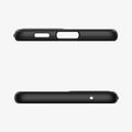 ACS04258 - Galaxy A53 5G Case Liquid Air in Matte Black showing the top and bottom