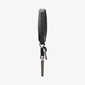 ACS11366 - Toyota Key Fob Cover | TK100 showing key fob cover right side profile with diagonal texture and clip keychain attached