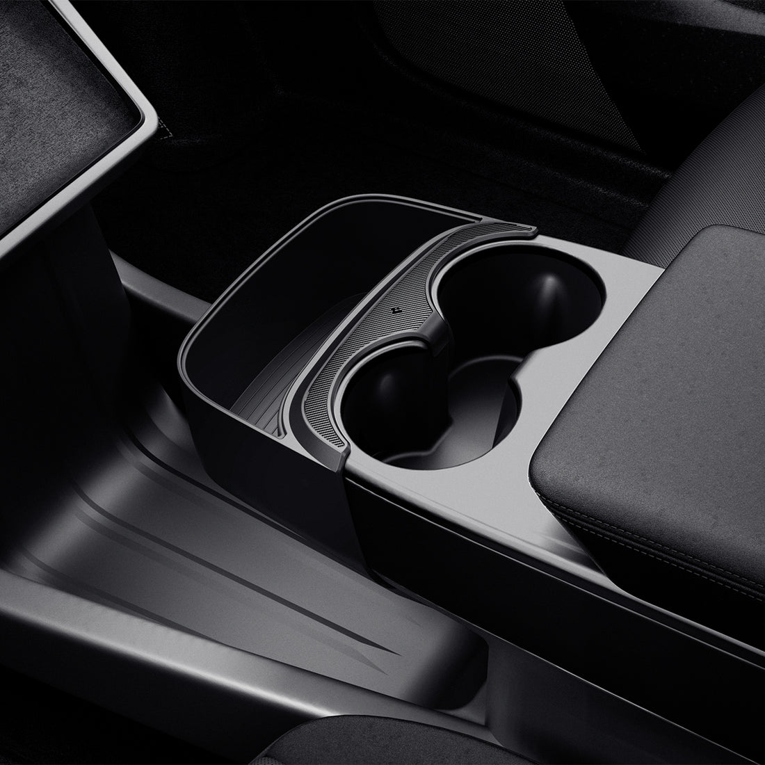 ACP11170 - Tesla Series - Console Extender | TO220CYS in Black showing top