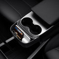 ACP11170 - Tesla Series - Console Extender | TO220CYS in Black showing the items in it