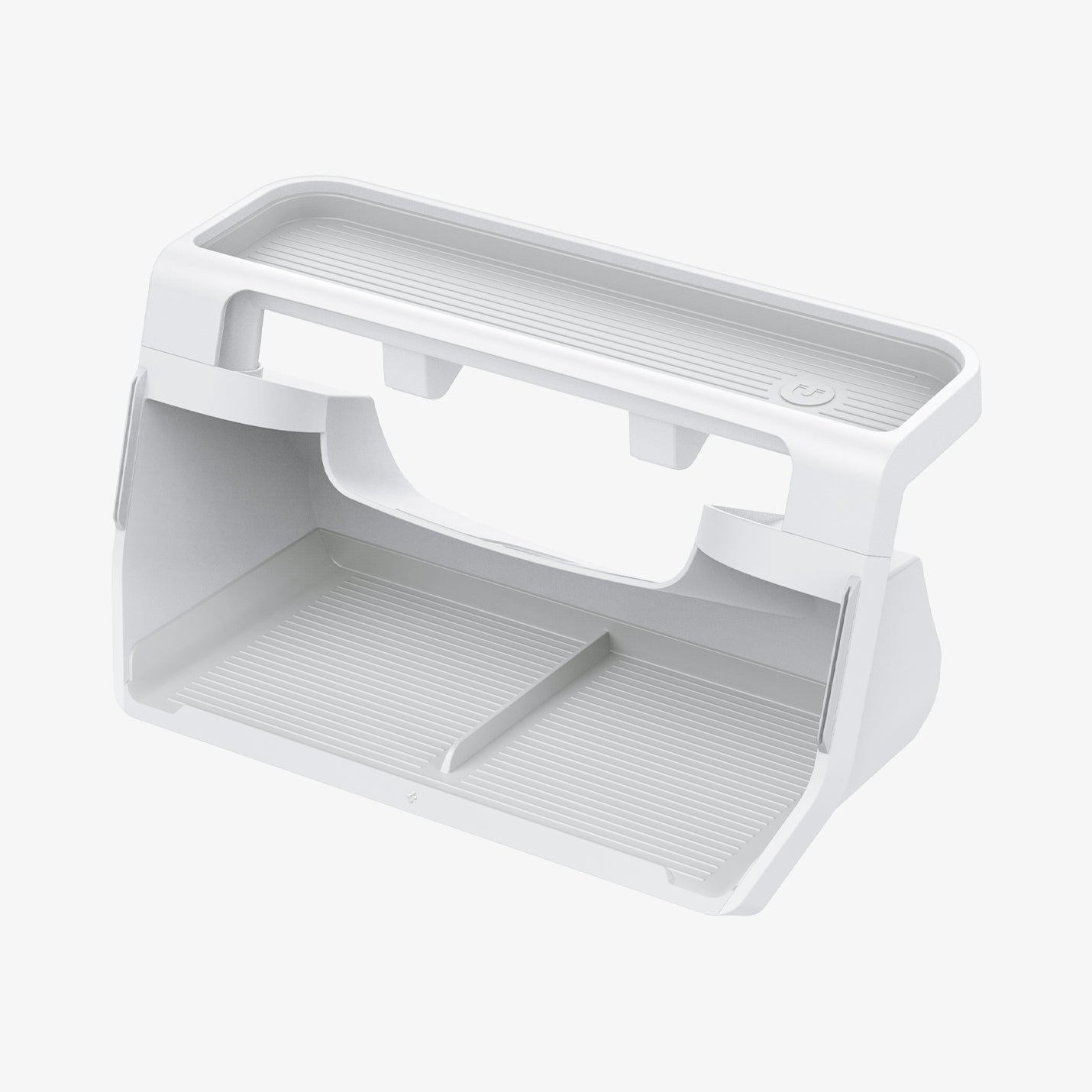 ACP11578 - Tesla Series - Under Screen Organizer | TO227H in White showing  side