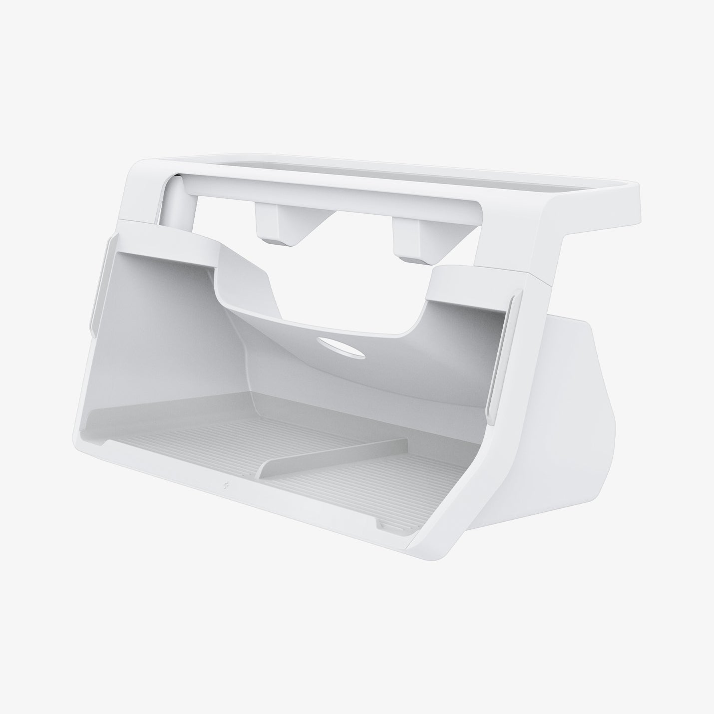 ACP11578 - Tesla Series - Under Screen Organizer | TO227H in White showing  side
